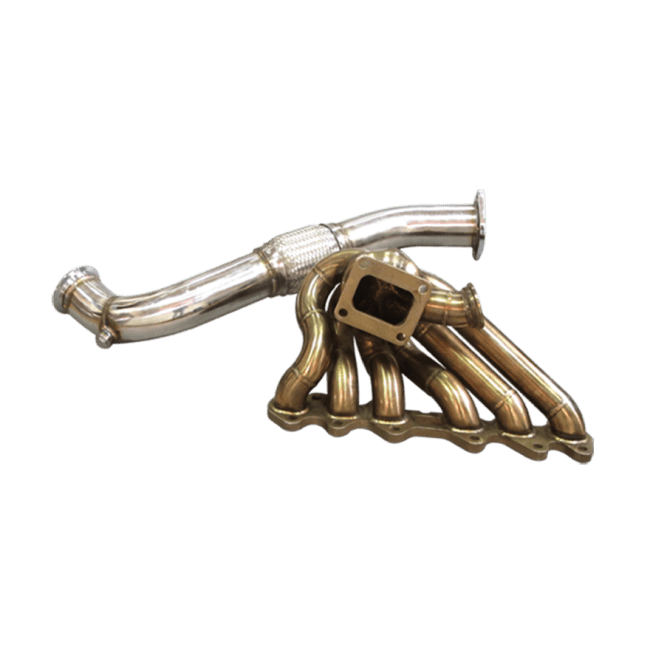 CXRacing T4 Turbo Manifold and 3in Downpipe 1991-2000 Lexus SC300 2JZ-GTE Swap - Lunaticsco