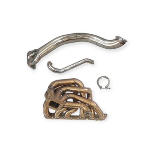 CXRacing T4 Turbo Manifold & Downpipe Kit For 98–05 Lexus GS300 2JZ - GE NA - T - Lunaticsco