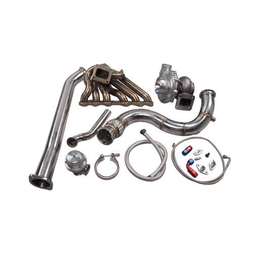 CXRacing T70 Single Turbo Kit Subaru BRZ ZC6 / Scion FR-S ZN6 2JZ-GTE Engine Swap 12-15 - Lunaticsco