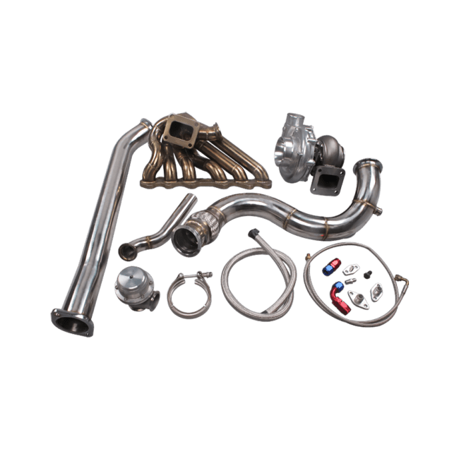 CXRacing T70 Single Turbo Kit Subaru BRZ ZC6 / Scion FR-S ZN6 2JZ-GTE Engine Swap 12-15 - Lunaticsco