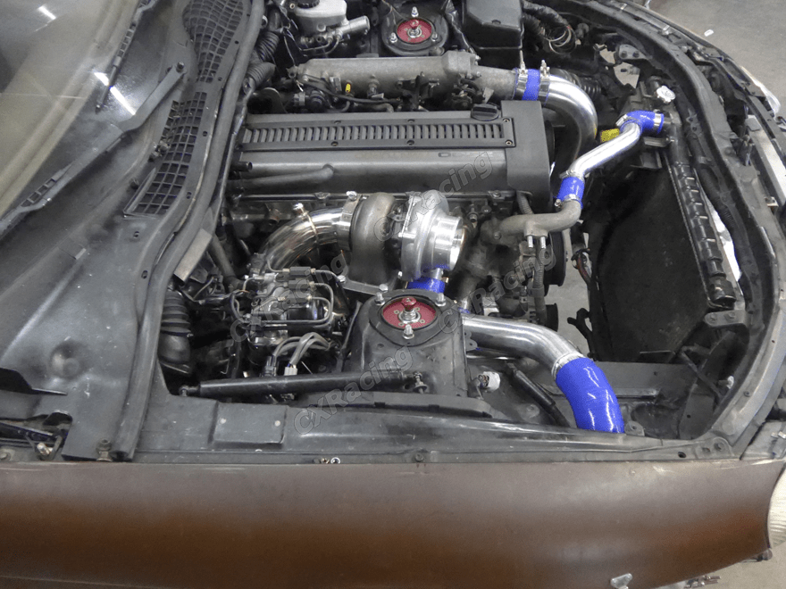 CXRacing T70 Single Turbo Kit Toyota 1JZ-GTE Non-VVT-i T4 Supra MK3, SC300, GS300 - Lunaticsco