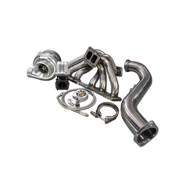 CXRacing Top Mount T70 Turbo Kit FOR GS300 SC300 SUPRA 2JZGE 2JZ - GE - Lunaticsco