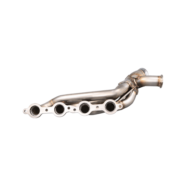 CXRacing Twin Turbo Manifold Set Toyota Supra MKIII MA70 LS1 / LSx Swap (T4, 46mm V-Band) - Lunaticsco