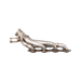 CXRacing Twin Turbo Manifold Set Toyota Supra MKIII MA70 LS1 / LSx Swap (T4, 46mm V-Band) - Lunaticsco