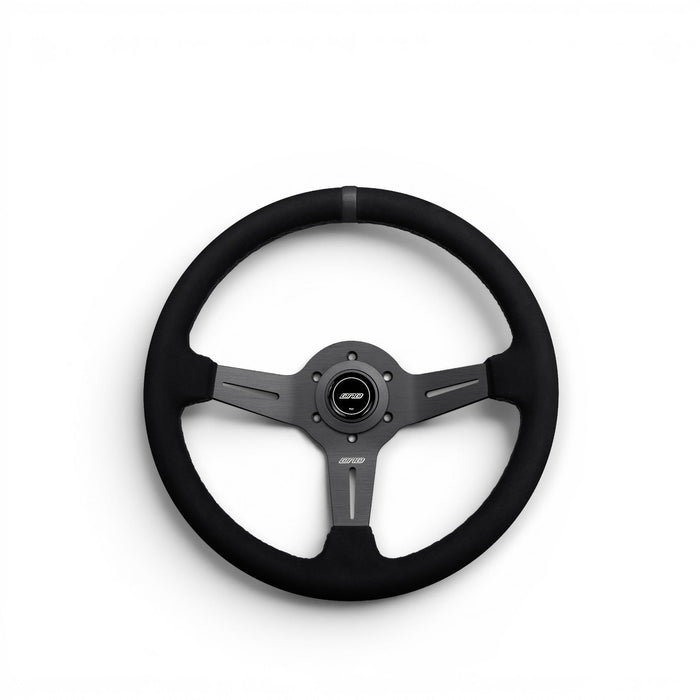 DND Performance Alcantara Race Wheel Steering Wheel 350mm 50mm Deep - Lunaticsco