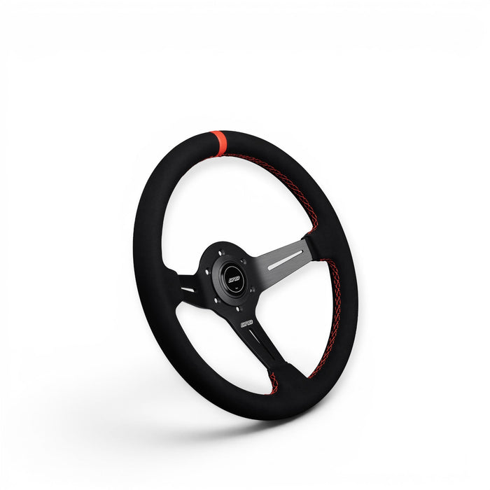 DND Performance Alcantara Race Wheel Steering Wheel 350mm 50mm Deep - Lunaticsco
