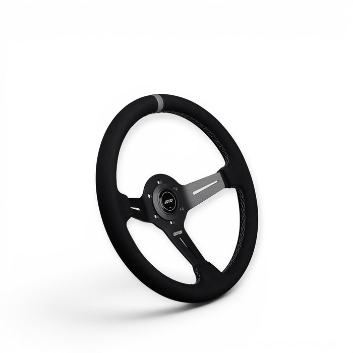 DND Performance Alcantara Race Wheel Steering Wheel 350mm 50mm Deep - Lunaticsco