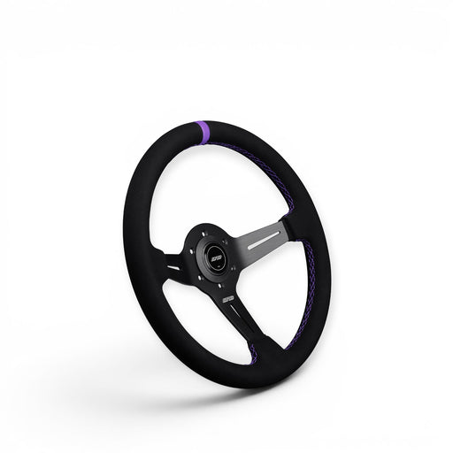DND Performance Alcantara Race Wheel Steering Wheel 350mm 50mm Deep - Lunaticsco