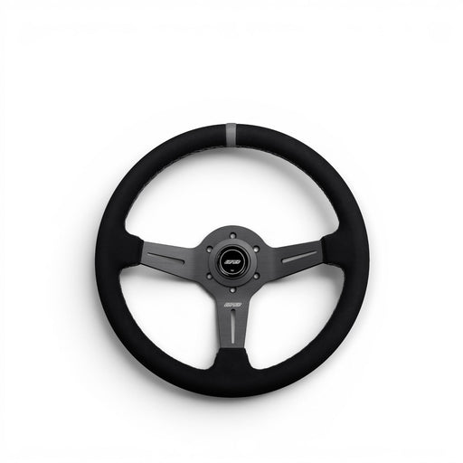 DND Performance Alcantara Race Wheel Steering Wheel 350mm 50mm Deep - Lunaticsco
