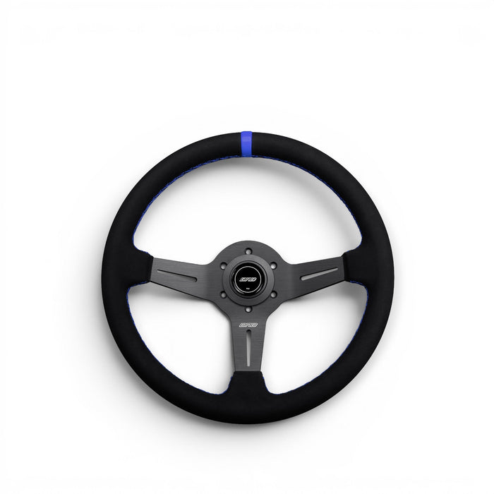 DND Performance Alcantara Race Wheel Steering Wheel 350mm 50mm Deep - Lunaticsco
