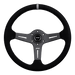 DND Performance Carbon Fiber Suede Race Wheel - Lunaticsco