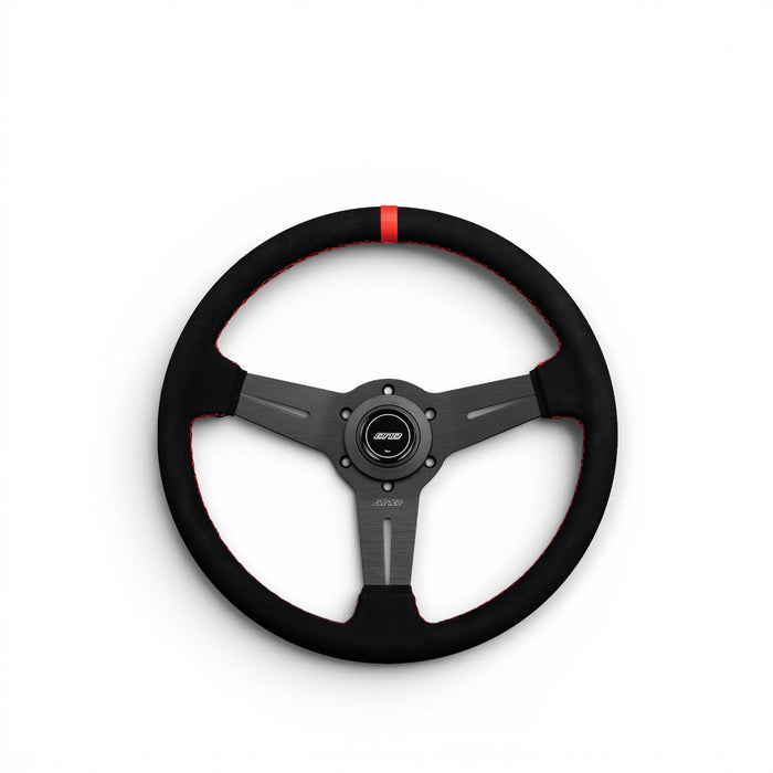 DND Performance Compact Alcantara Steering Wheel 330mm 30mm Deep - Lunaticsco