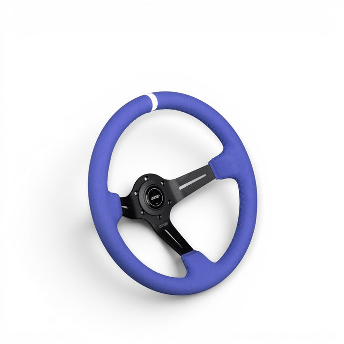 DND Performance Full Color Alcantara Steering Wheel 350mm 75mm Deep - Lunaticsco