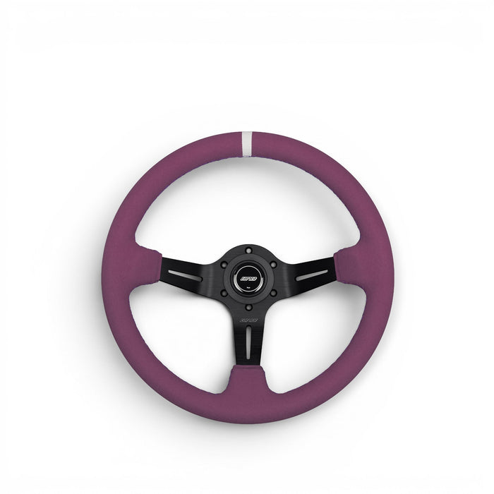 DND Performance Full Color Alcantara Steering Wheel 350mm 75mm Deep - Lunaticsco
