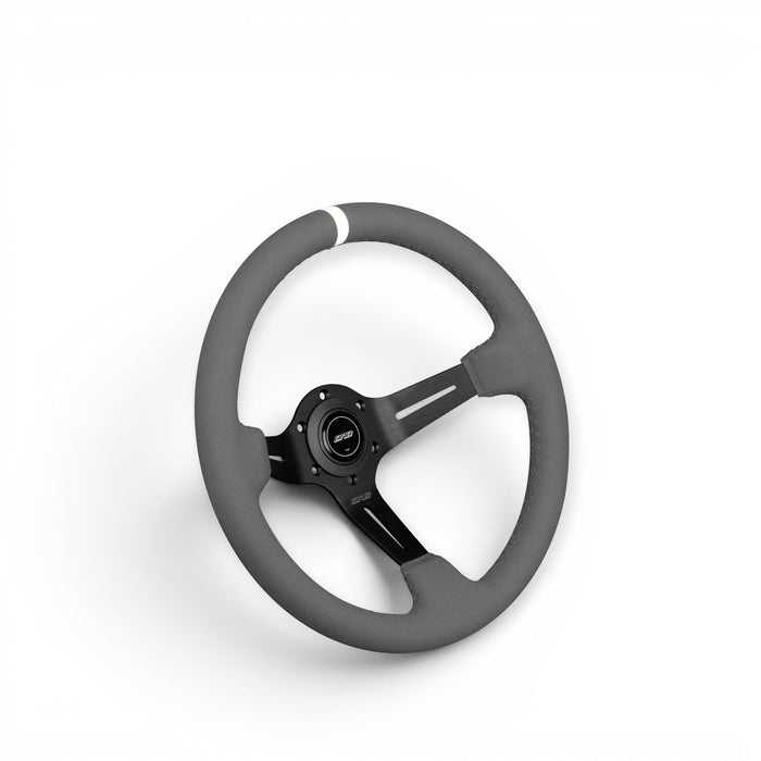 DND Performance Full Color Alcantara Steering Wheel 350mm 75mm Deep - Lunaticsco