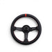 DND Performance Leather Race Wheel Steering Wheel 350mm 50mm Deep - Lunaticsco
