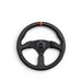 DND Performance Leather Touring Wheel Steering Wheel 350mm 50mm Deep - Lunaticsco