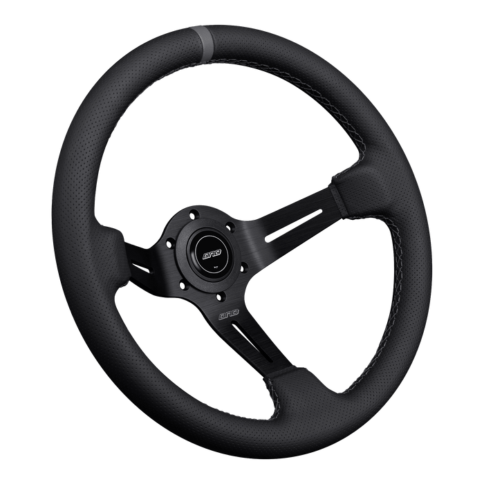 DND Performance Perforated Leather Race Wheel - Lunaticsco