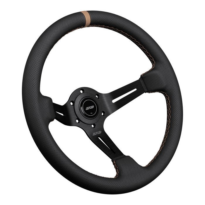 DND Performance Perforated Leather Race Wheel - Lunaticsco