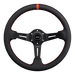 DND Performance Perforated Leather Race Wheel - Lunaticsco