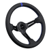 DND Performance Perforated Leather Race Wheel - Lunaticsco