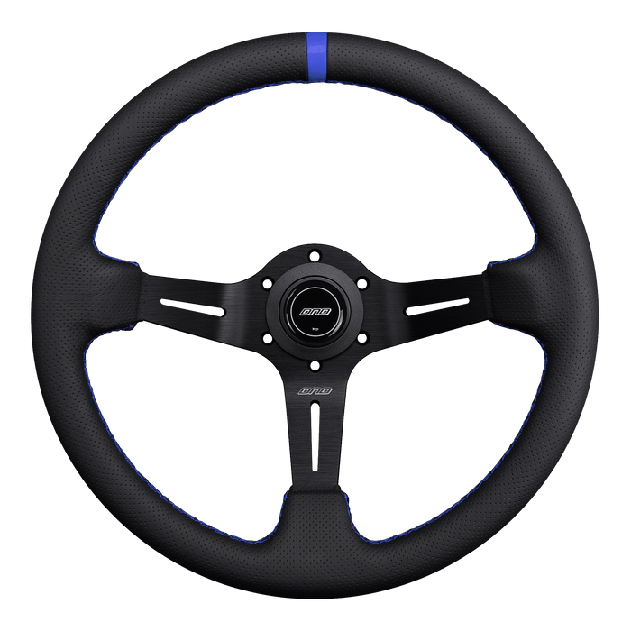 DND Performance Perforated Leather Race Wheel - Lunaticsco