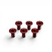 DND Performance Titanium Steering Wheel Screws M5 x 0.8 x 12mm Set of 6 - Lunaticsco
