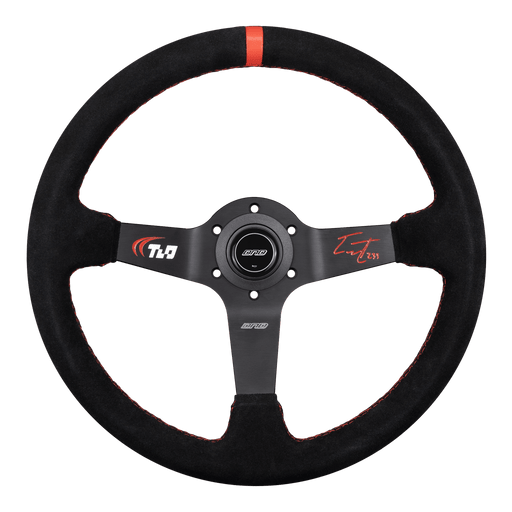 DND Performance Tommy Lemaire Suede Steering Wheel (Limited Signature Edition) - Lunaticsco