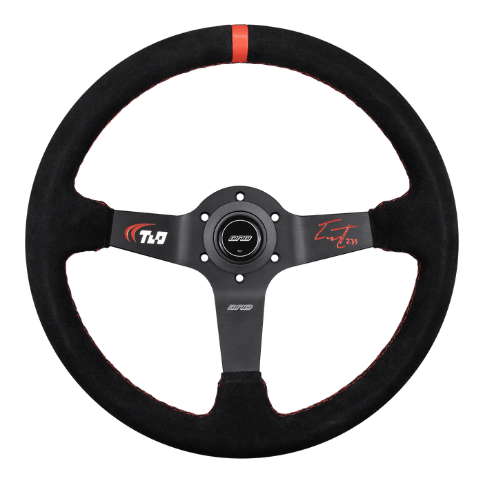 DND Performance Tommy Lemaire Suede Steering Wheel (Limited Signature Edition) - Lunaticsco