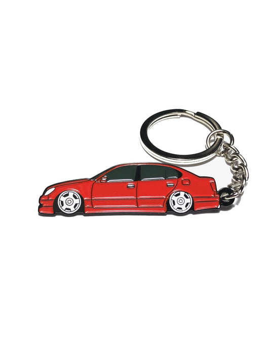 Drift Pins Vintage Lexus GS Keychains - Enamel Metal 2" - Lunaticsco
