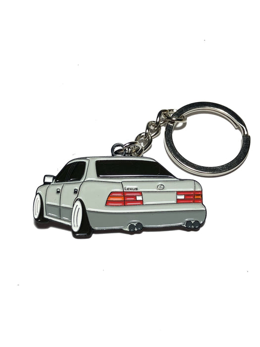 Drift Pins Vintage Lexus LS400 Keychains - Enamel Metal 2" - Lunaticsco