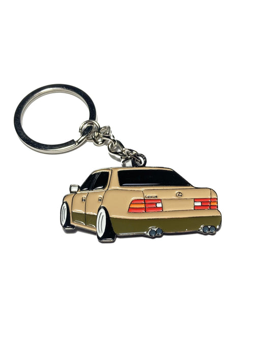 Drift Pins Vintage Lexus LS400 Keychains - Enamel Metal 2" - Lunaticsco