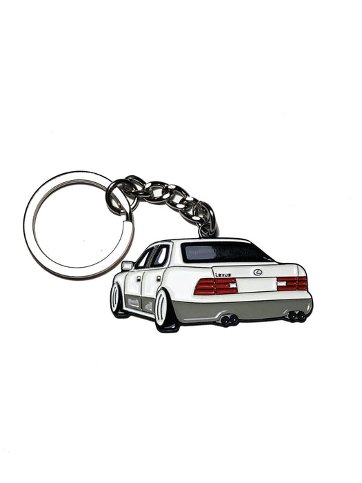 Drift Pins Vintage Lexus LS400 Keychains - Enamel Metal 2" - Lunaticsco