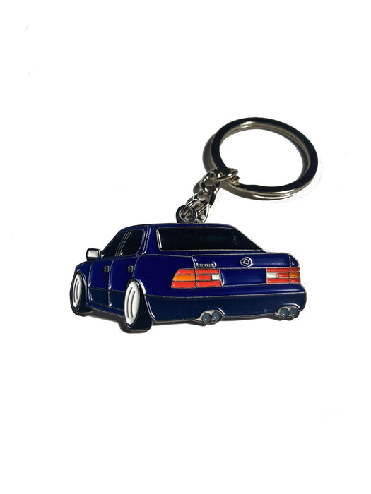 Drift Pins Vintage Lexus LS400 Keychains - Enamel Metal 2" - Lunaticsco