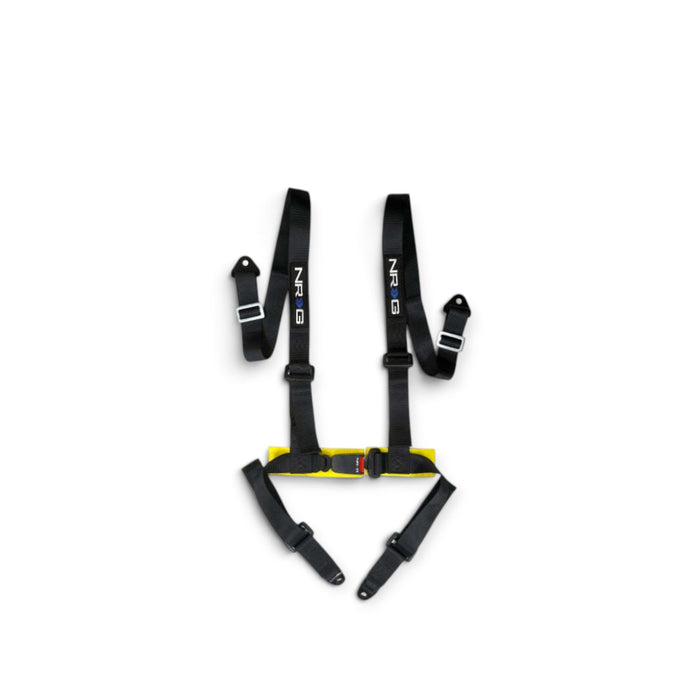 NRG 4 Point Seat Belt Harness / Buckle Lock- Black