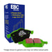 EBC Brakes Greenstuff Street Front Brake Pads FRS/BRZ/86 12+ D1539 - Lunaticsco