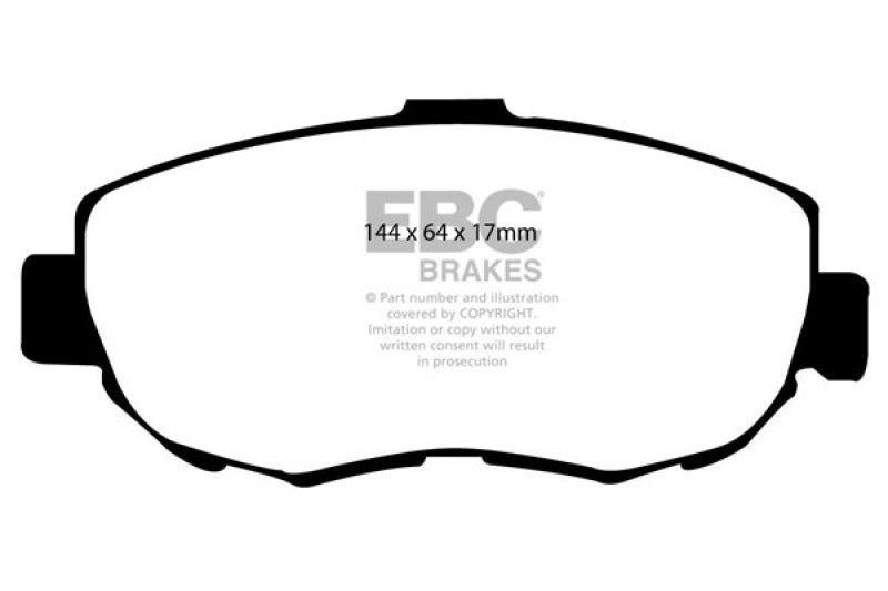 EBC Brakes Greenstuff Street Sport Front Brake Pad Set Lexus IS/GS/SC DP21223 - Lunaticsco