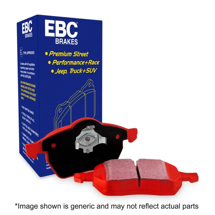 EBC Brakes Redstuff Premium Street Front Brake Pad Set IS/GS/SC D619 - Lunaticsco