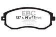 EBC Brakes Redstuff Premium Street Front Brake Pads FRS/BRZ/86 12+ D1539 - Lunaticsco