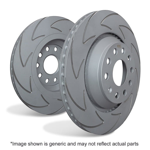 EBC Front BSD V-Slotted Brake Rotors, Lexus IS350 2009-2010 (C) - Lunaticsco