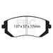 EBC Front RP-X Brake Pads, Scion FR-S 2013-2016, Subaru BRZ 2013-2026 (Limited, Premium, TS) & More - Lunaticsco