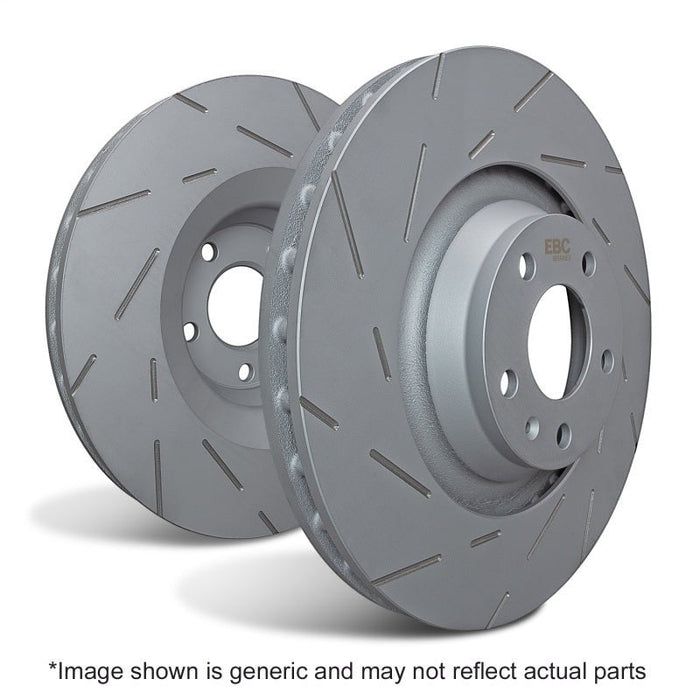 EBC Front USR Slotted Brake Rotors, Scion FR-S 2013-2016, Subaru BRZ 2013-2020 (Limited, Premium, TS) - Lunaticsco