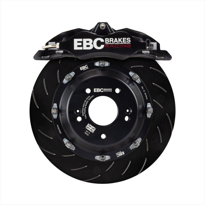 EBC Racing Front Big Brake Kit, Apollo-4 Calipers, 330mm Rotors - Black, Scion FR-S 2013-2016 & More - Lunaticsco