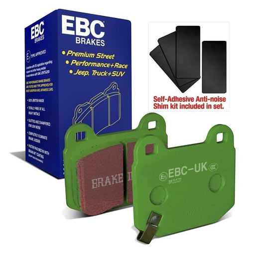 EBC Rear Greenstuff Brake Pads, Subaru BRZ 2017-2020 (Limited, Premium, TS) & More - Lunaticsco