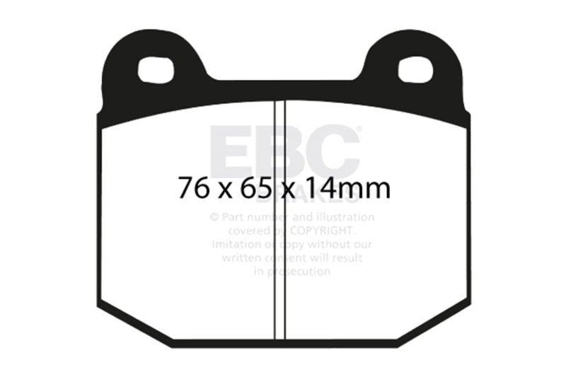 EBC Rear Greenstuff Brake Pads, Subaru BRZ 2017-2020 (Limited, Premium, TS) & More - Lunaticsco