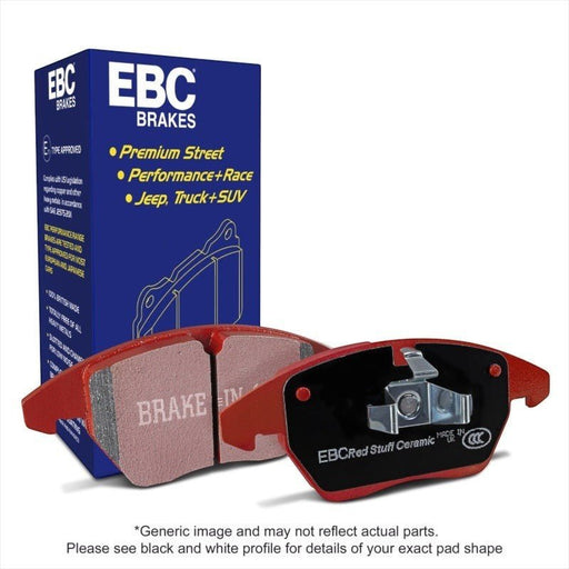 EBC Rear Redstuff Brake Pads, Lexus IS250 2006-2013 (C), Lexus IS350 2006-2013 (C) - Lunaticsco