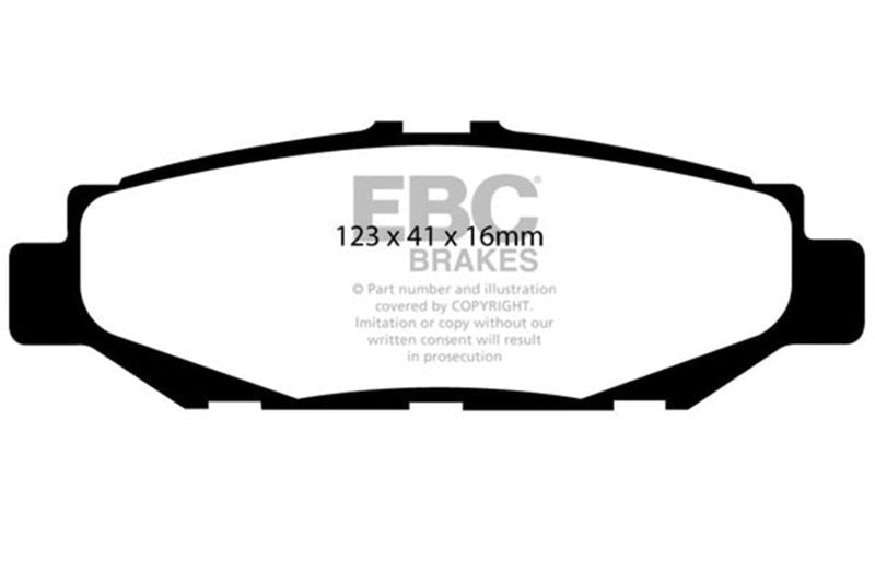 EBC Rear Ultimax2 Brake Pads, Lexus GS300 1993-1997, Lexus SC300 1992-2000, Lexus SC400 1992-2000 & More - Lunaticsco