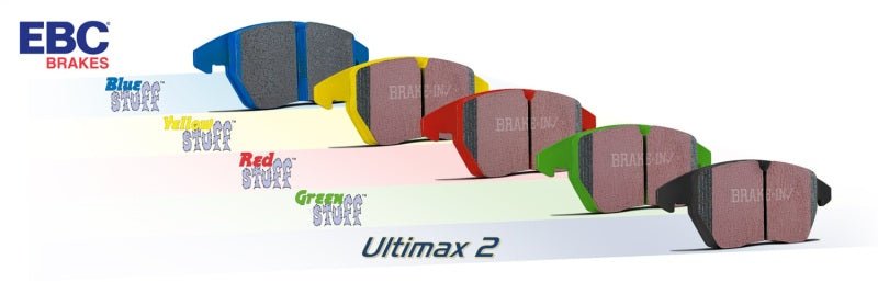 EBC Rear Yellowstuff Brake Pads, Lexus LS400 1993-2000, Toyota Supra 1995-1998 - Lunaticsco