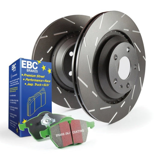 EBC S2 Brake Pad and Rotor Kit, Lexus GS400 1998-2000, Lexus GS430 2001-2005 & More (Part S2KR2317) - Lunaticsco