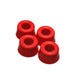 Energy Suspension Front Strut Rod Bushing Kit - 78-86 Toyota Celica, Corolla & Supra (Red) - Lunaticsco